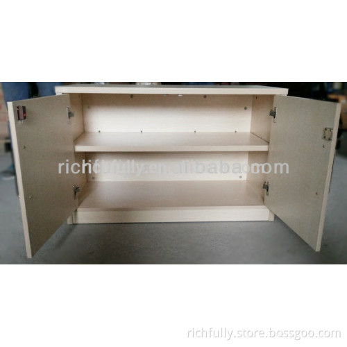 Office Furniture Wood Cabinet With Lockable Doors, Wooden Shoe Cabinet